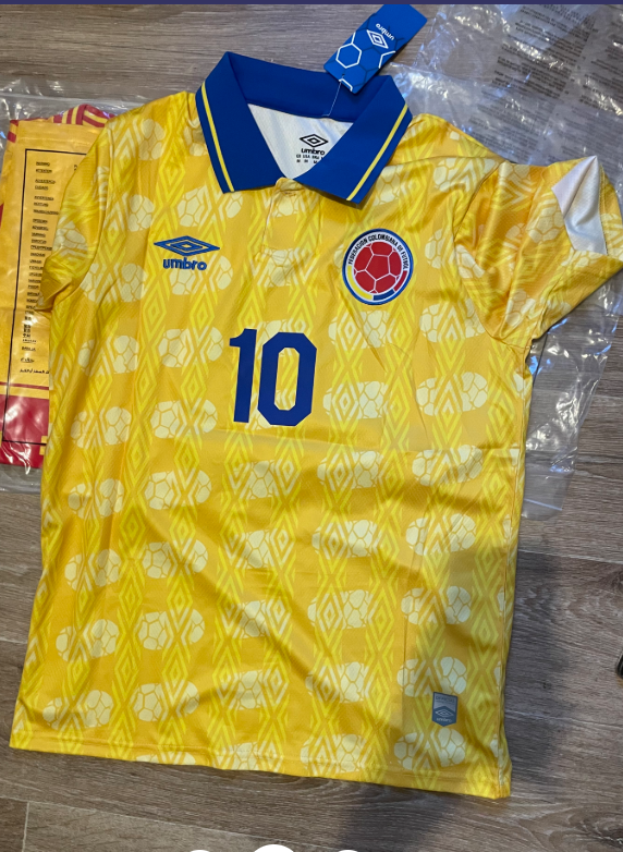 @mariana.silva — Colômbia Retro · Valderrama 10 · Umbro